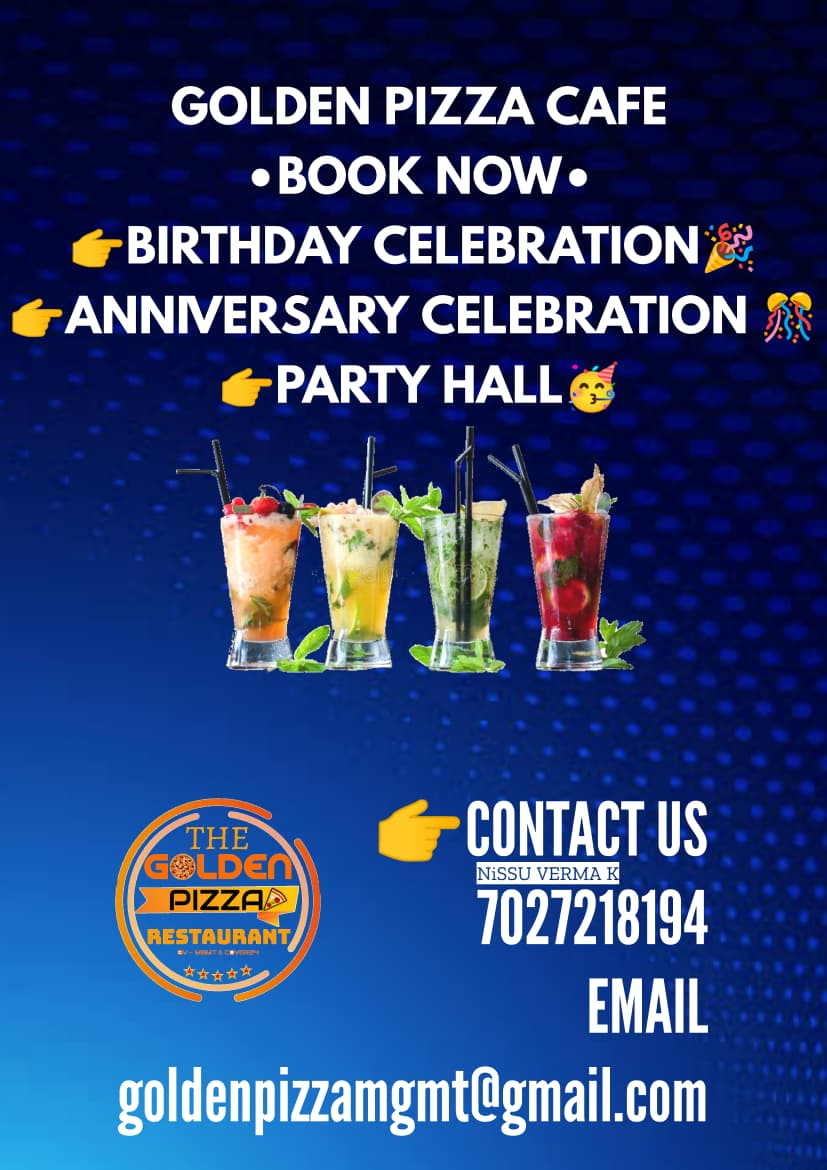 Party booking poster