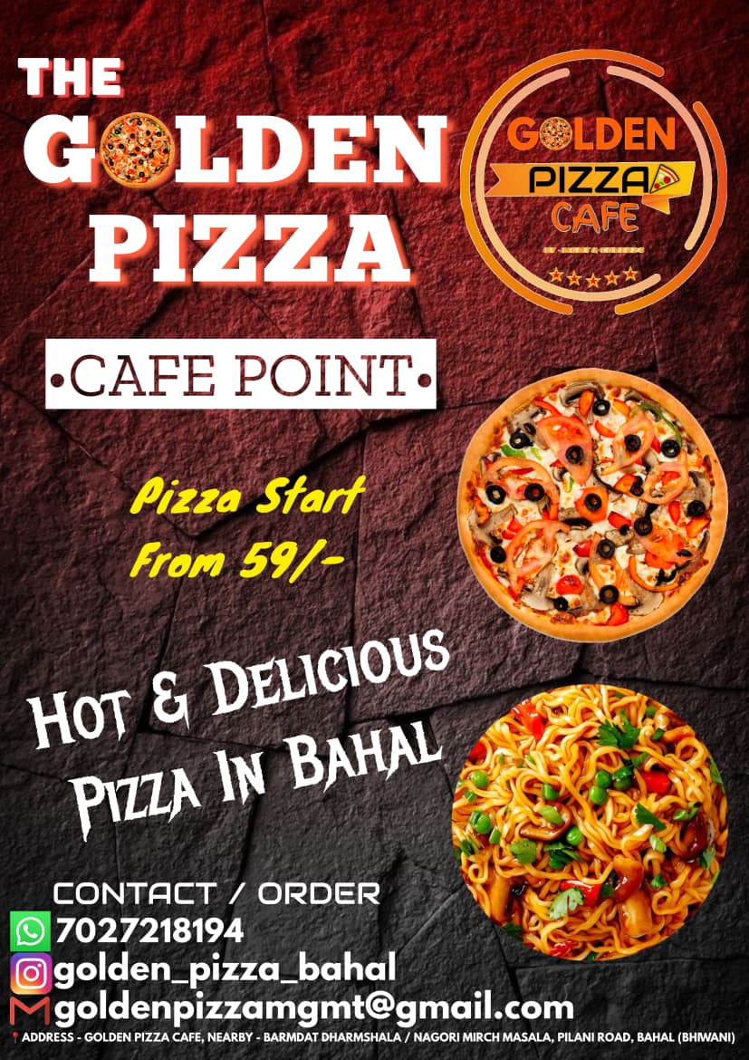Golden Pizza Cafe — pizza starting from ₹59